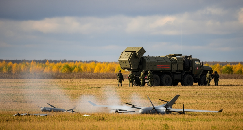 ПВО России за два часа сбила три украинских дрона над Белгородской, Курской областями и Чёрным морем